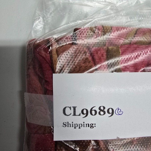 Vtg‎ California Grown Babydoll Top Large Pink Brown Y2K 90s Coquette Retro Artsy - Picture 9 of 9